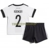 Original Trikotsatz Deutschland Antonio Rudiger 2 Heimtrikot WM 2022 Für Kinder